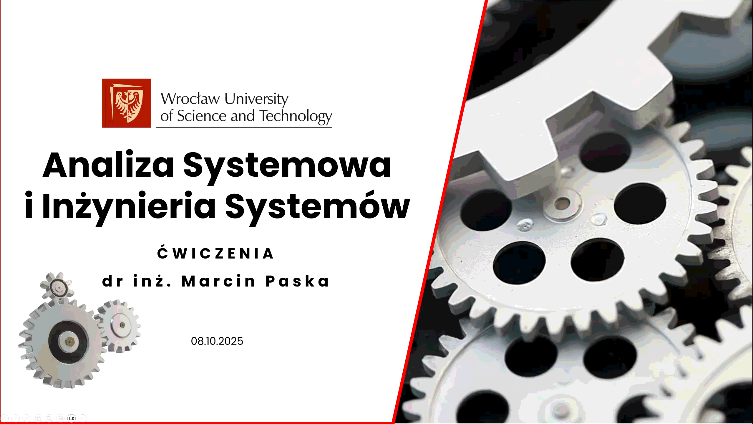 Studenci podczas zajęć z Analizy Systemowej
